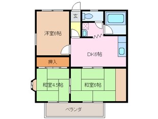 長太ノ浦駅 徒歩12分 2階の物件間取画像